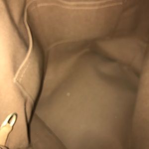 Louis bag inside.